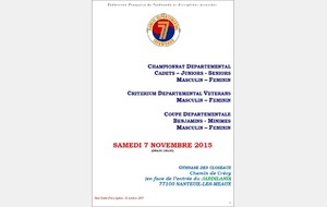 Championnat Seine et Marne
