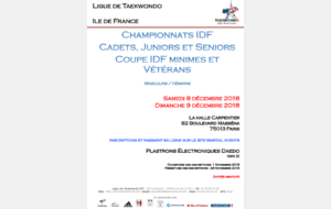 CHAMPIONNAT IDF CAD / MIN